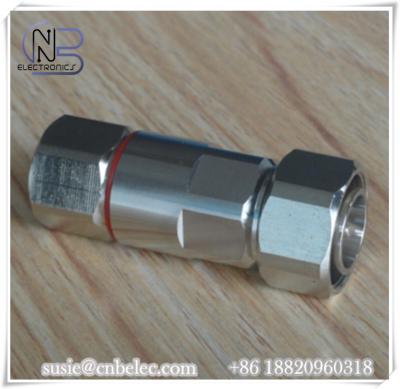 China RoHS 4.3/10 MINI DIN Male RF Feeder Connectors made by fined copper alloy For 1/2