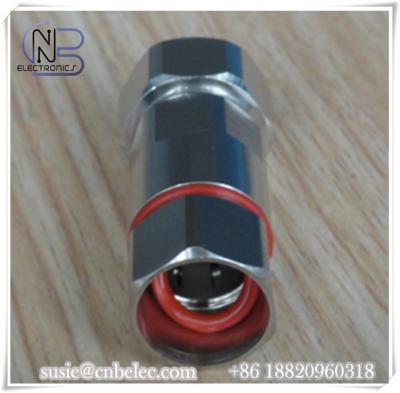 China CE RoHS 4.3/10 MINI DIN Male SCF Connectors made by fined copper alloy For 1/2