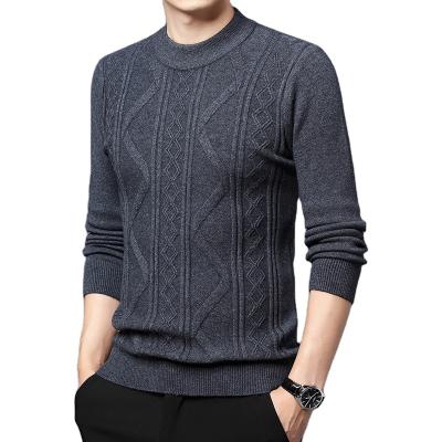 China Anti-pilling retro men's clothing jacket sweater plaid knitted sweater men's cardigan autumn and winter men's sweater for sale