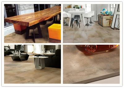 China Renewable Travertine Porcelain Tile 600*600mm Accurate Dimensions Fine Air Permeability for sale