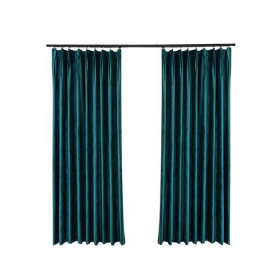 China Blackout Hot Shading Custom Home Decor Embroidered Luxury Fabric Curtains for sale