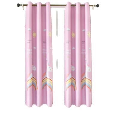 China New Children's Bedroom Shade Print Curtain Price Concessions Blackout Design for sale