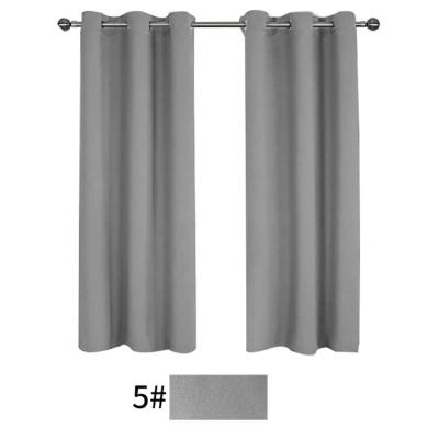 China Solid Blackout Gray Shade Solid Shade Curtain Curtain Living Room Bedroom for sale