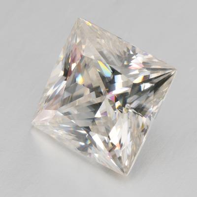 China Princess Cut DF Square Heat Resistant/Spark Wuzhou Moissanite Color VVS Loose Gemstones For Jewelry Making for sale