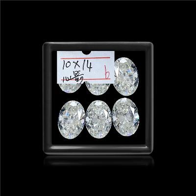 China Heat Resistant/Spark Resistant Lab Grown Clear White Diamond Moissanite Oval Brilliant Cut Moissanite Wholesale Price For Jewelry for sale