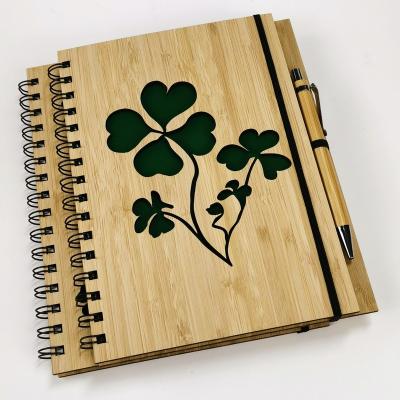 China Hot Selling Wooden Hardcover Vintage Notebook Diary Planner Diary for sale