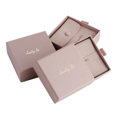 China Recyclable Custom Logo Cajas Para Joyeria Luxury Ribbon Boxes Printed New Design Jewelry Earring Gift Box for sale