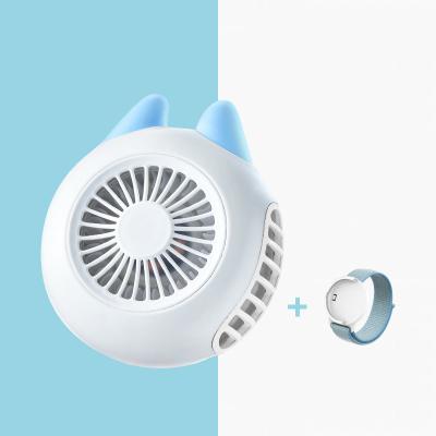 China New Designed Personal Shoulder 1500mah Car Mini Smart Fan Outdoor Cute for sale