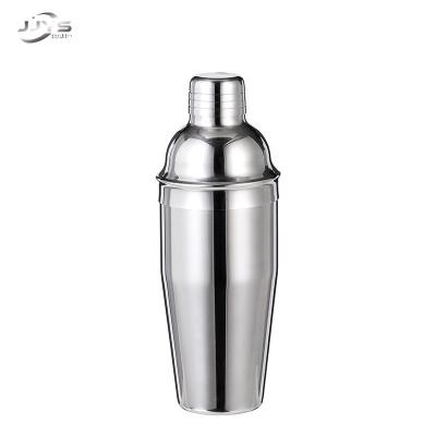 China Viable Wholesale Professional Silver Bar Accessories Tools Stainless Steel Bartender Boston Metal Cocktail Shakers for sale