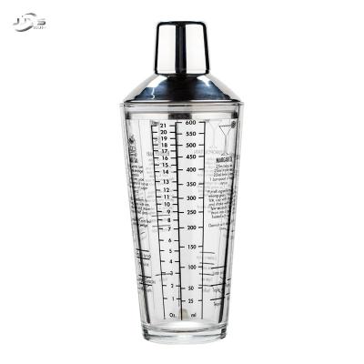 China Cocktail Shaker Set Hot Selling Boston Glass Metal Cocktail Shakers Stainless Steel 400ml 600ml Accessories Professional Tools for sale