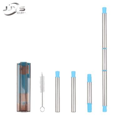 China Eco-Friendly Stainless Steel Metal Portable Reusable Drinking Straws for sale