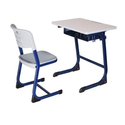 China Simple Fixed Desk And School Furniture Modern Children's School Library Chair for sale