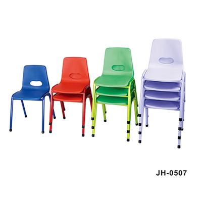 China Plastic Best Quality PVC and Cheap School Nursery Furniture Single Chair JH-0507 for sale