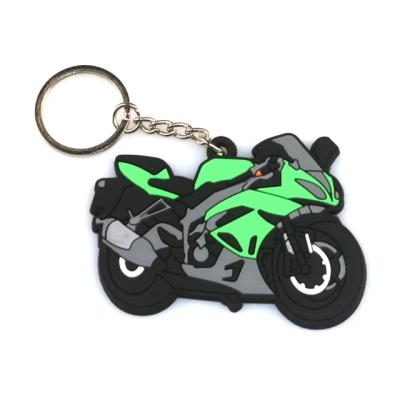 China Rubber Gift China OEM Manufacturer Custom Motorbike 3d Logo Promotional Key Chain for sale