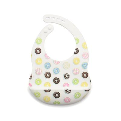 China BPA Free Toddler Feeding Manufacturer Waterproof Silicone Baby Bib With For Baby for sale