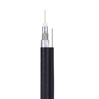 China CATV Zhongtong customized high quality RG6+2C coaxial cable with messenger price per meter 305m wooden drum for sale