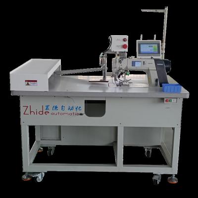 China Automatic sewing and material collection Automatic Computer Control Neckline Collar And Cuff  Overlock Sewing Machine for sale