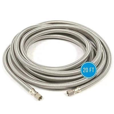 China Modern SRT Braided Stainless Steel Ice Maker Water Supply Hose, Universal 1/4