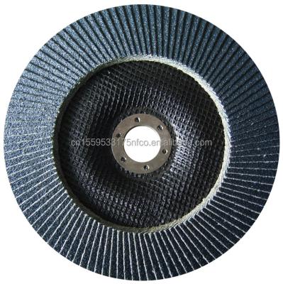 China Stainless Steel Fin Wheel Pointed Grinding Zirconia 4.5