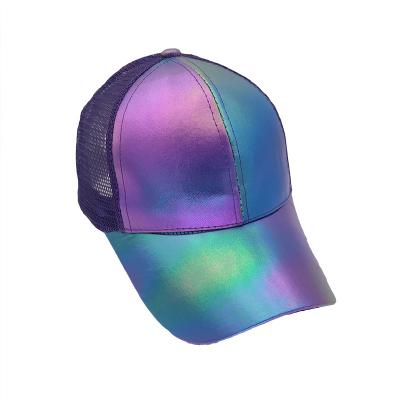 China Women Multi Bling Trucker Hat COMMON Color Sequin Hat Cap Many Colors Cover Up Adjustable Snap Back Hat Sequins Baseball Cap for sale