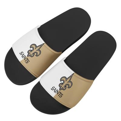 China Customized Printed Designs Women Unisex Non Slip Slippers Sandals Outdoor Casual Slippers For Men Home Wear Shoes Wholesale Price 1MOQ for sale