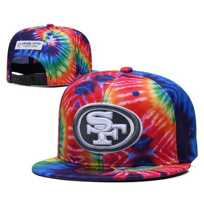 China JOINT Colorful Mens San Francisco 49 9 FIFTY Snapback Basic Black Adjustable Hat for sale