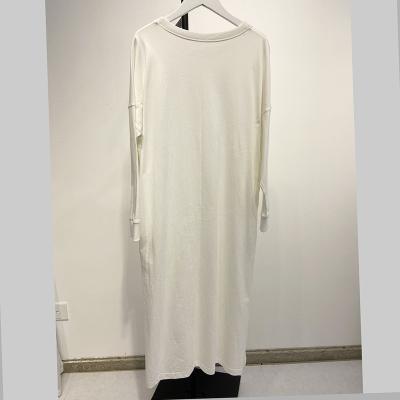 China 2022 New Design Breathable Cotton T-shirt High Quality Hot Selling Custom Long Dress for sale