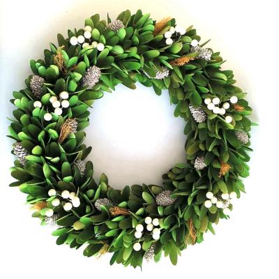 China Eco-friendly New Style Christmas Hanging Decorative Garlands 50cm For Front Entrance for sale