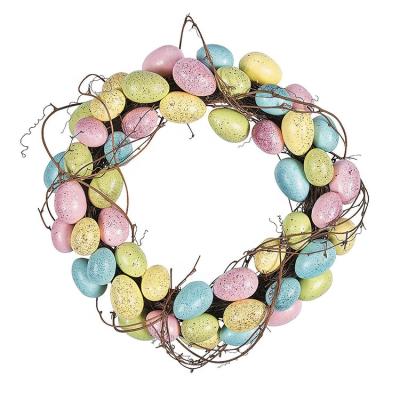 China Durable Cheap Easter Decorations Colorful Egg Garland for sale