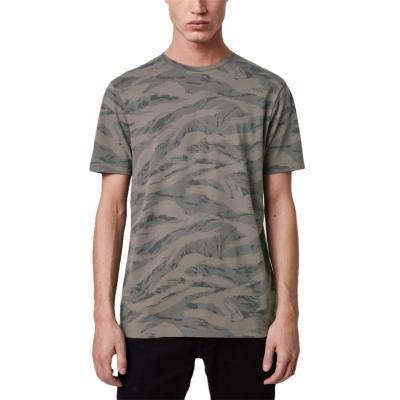 China Wholesale Anti-wrinkle Summer Camouflage Short Sleeve T-shirts Street Wear 100% Cotton Camouflage Mens T-shirts for sale