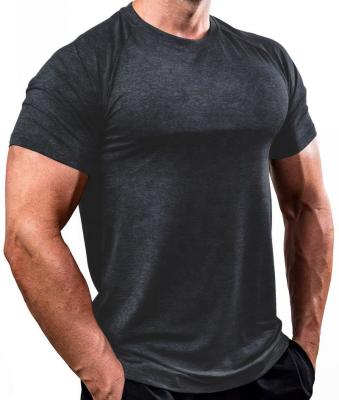 China Wholesale Customized Muscle Tight T-shirts Anti-Wrinkle Fitness T-shirts Quick Dry T-shirt Men Sport Men for sale