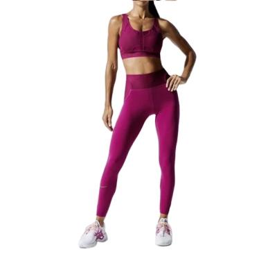 China 2021Private Label Plum Women Active Wear Yoga Tops Sports Gym Bras Breathable Sports Clothing for sale