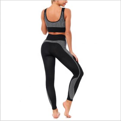 China New Style Breathable Women Yoga Sets Clothing High Quality Yoga Set Lady Sports Wear 2 Piece Yoga Set Women for sale