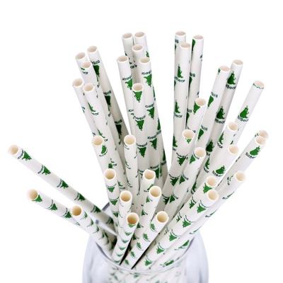 China Environmental Drinking Paper Wrapping Paper Individually Wrapped Disposable Straws for sale