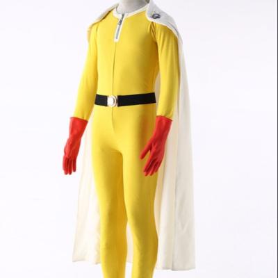 China Cosplay Cosplay One Punch Man Saitama Fighting Suit Costume for sale