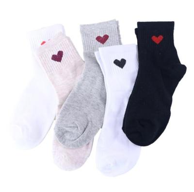 China Wholesale QUICK DRY women fashion cheap cotton love heart thongs winter socks for sale