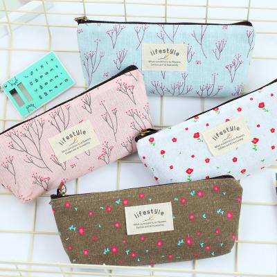 China Fashion/Copy Cute Cute Pen Pencil Bag Canvas School Stationary Receive Tools Makeup Pouch Cosmetics Case School Supplies For Student for sale