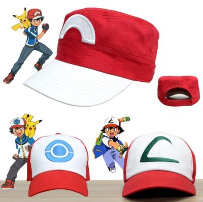 China COMMON Ash Ketchum Baseball Caps Pocket Monster Snapback Hats for sale