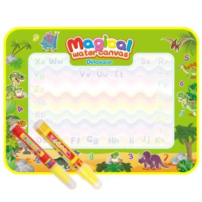 China ABS Kids Water Doodle Mat 46*34.5cm Educational Magical Dinosaur Animals Traffic Themes Water Painting Board for sale