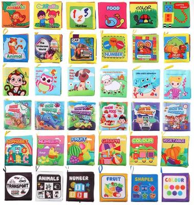 China Factory direct infants early education cartoon soft cloth book cloth baby's educational soft cloth book for sale