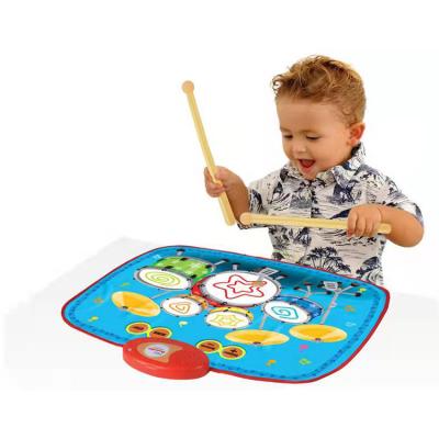 China OPP Hot Selling High Quality Game For Children Mini Kids Drum Music Mat for sale