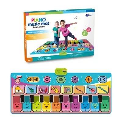 China Educational Musical Dance Mat Parent-Child Interaction Game Toy High-Quality Children's Instrument Piano Keyboard Pad 148*60cm for sale