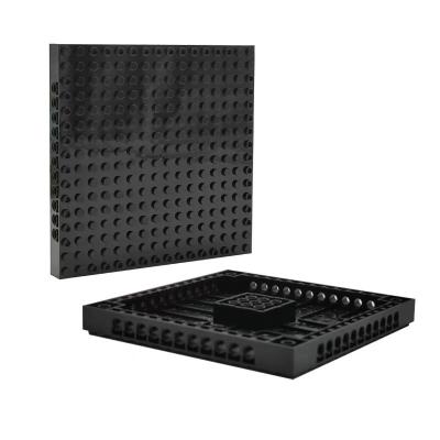 China New Small Particles 16*16 Plastic Dots Base Plates Spliceable Building block base compatible with 65803 for sale