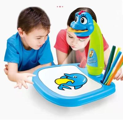 China Map Type Children Drawing Board Educational Led Magic Projection Painting Table Led Set for sale