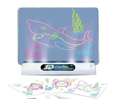 China Scrapbook and Drawing Board Style 3d Led Screen Writing Educational Toys Magic Erasable Board for sale