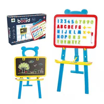 China Hot Children's Intelligence Development Education Toy Big Size Learning Easel Drawing Writing Board with Magnetic Letters for sale