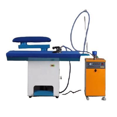 China Hotel.factory .laundry Hospital Hotel Vacuum Jacket Steam Press Ironing Table for sale