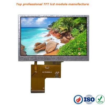 China Small display 4.3 inch lcd touch screen monitor/4.3 inch tft lcd panel with 500nits 4.3 inch TFT LCD display for sale