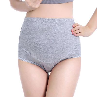 China Adjustable Belly Support Plus Size Breathable Women Briefs Cotton High Waist Panties Pregnant Maternity Underwear for sale