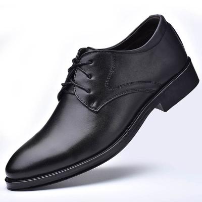 China Vikeduo Formal Treble Leather Flats Anti-odor Smooth Men's New Style Handmade Oxfords Toe Oxfords Shoe Boxes With Custom Logo for sale